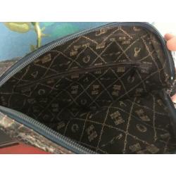 Vintage boho hippie festival retro oude slangenleder tasje