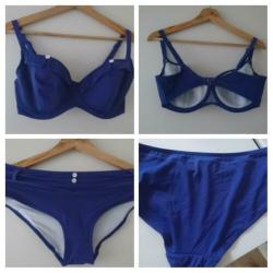 Als nieuw! Blauwe bikini van Freya maat 70F