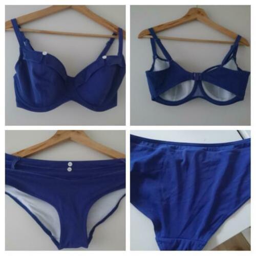 Als nieuw! Blauwe bikini van Freya maat 70F