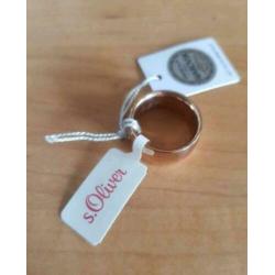 S. Oliver rosé kleurige ring