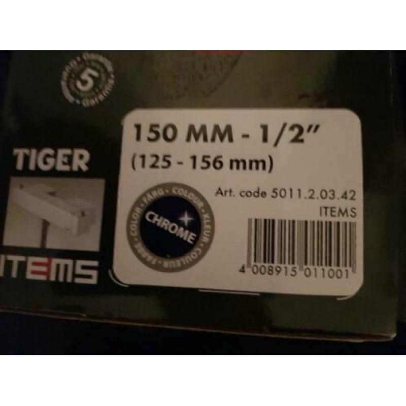 Thermostatische douchemengkraan Tiger (150mm)