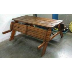 Picknick tafel, tuintafel, tafel, grote picknicktafel