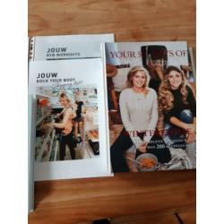 Drie boeken van The Green Happiness met e books.