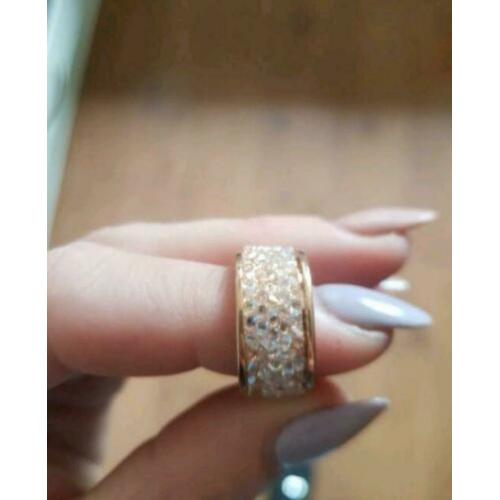 S. Oliver rosé kleurige ring