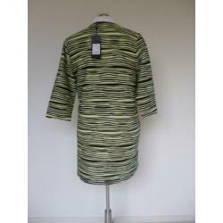 Nieuw!! Signature geel/zwarte blouse/tuniek maat 2xL (46/48)