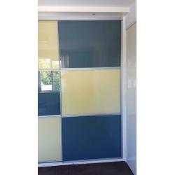 3 design glazen schuifdeuren. 101x230 cm