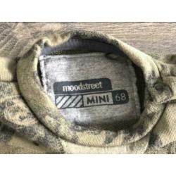 Stoer Moodstreet truitje khaki groen beren