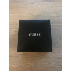 Guess zilverkleurig dames horloge met nieuwe batterij