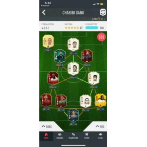 Fifa 20 team