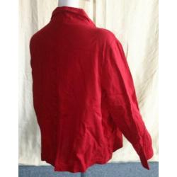 Geweldig nieuw rood linnen jasje, merk SI, mt 44
