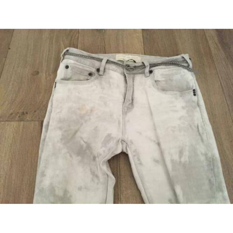 Lichtgrijze baggy broek van Circle of Trust, maat 27