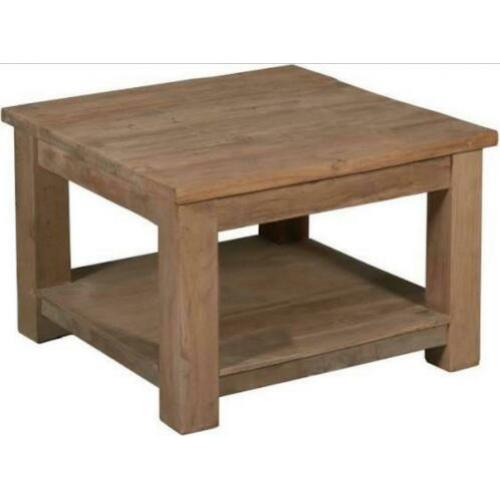 Teakhouten bijzet tafel