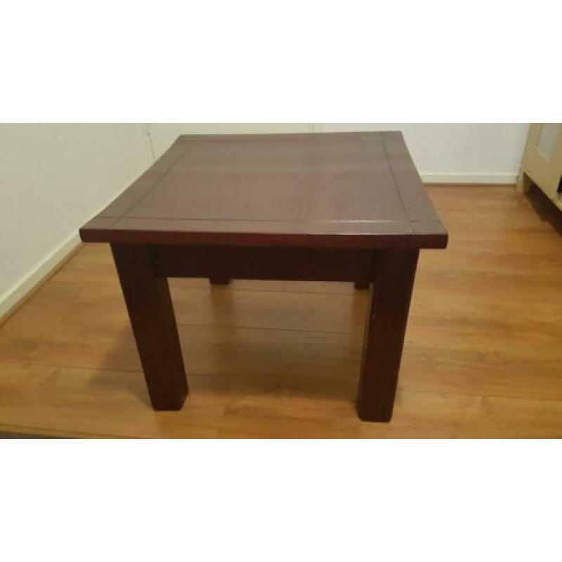 Salontafel met bijpassende bijzettafel