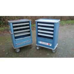gereedschapwagen 2st GEDORE gereedschapkar 4ladig + bak ZGOH