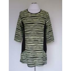 Nieuw!! Signature geel/zwarte blouse/tuniek maat 2xL (46/48)
