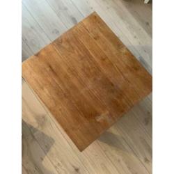 Teakhouten bijzet tafel