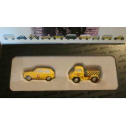 VW Volkswagen Golf 1/Mercedes Unimog Schuco piccolo Post CH