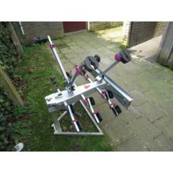 Fietsendrager Spinder Condor. Voor 3 fietsen. kantelbaar