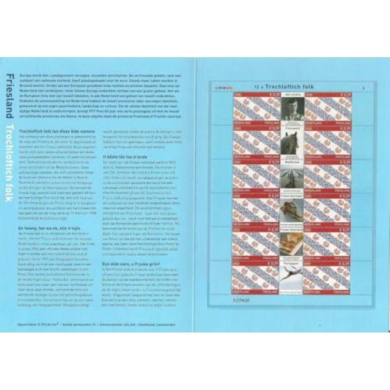 Provincievlaggen en volksliederen blokken 2065 - 2076 XXX. 1