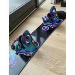 Snowboard + bindingen Never Summer Infinity 151