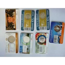 verzameling Nederlandse coincards 20x