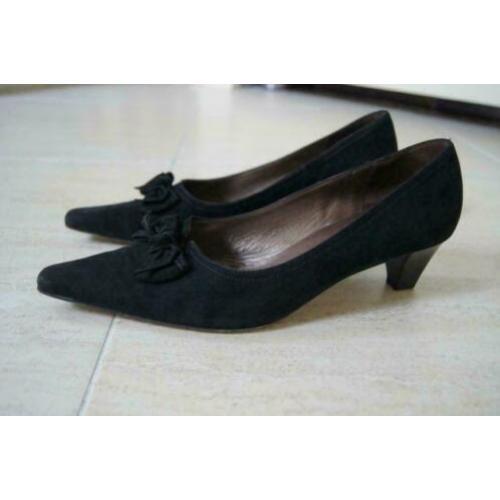 Peter Kaiser dames schoenen suede kleur zwart maat 4.5 37.5