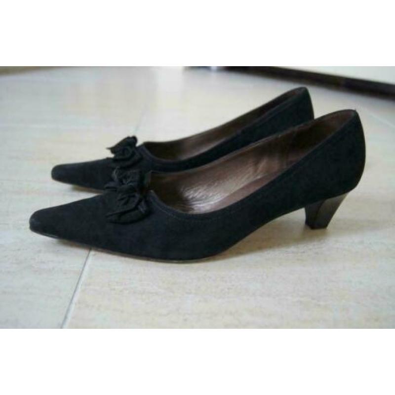 Peter Kaiser dames schoenen suede kleur zwart maat 4.5 37.5