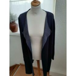Heel leuk blauw vest maat 44/46