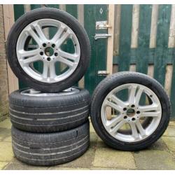 Mercedes E-Klasse W211 Avantgarde 17 inch velgen origineel