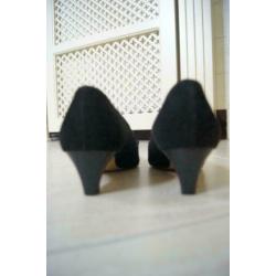 Peter Kaiser dames schoenen suede kleur zwart maat 4.5 37.5