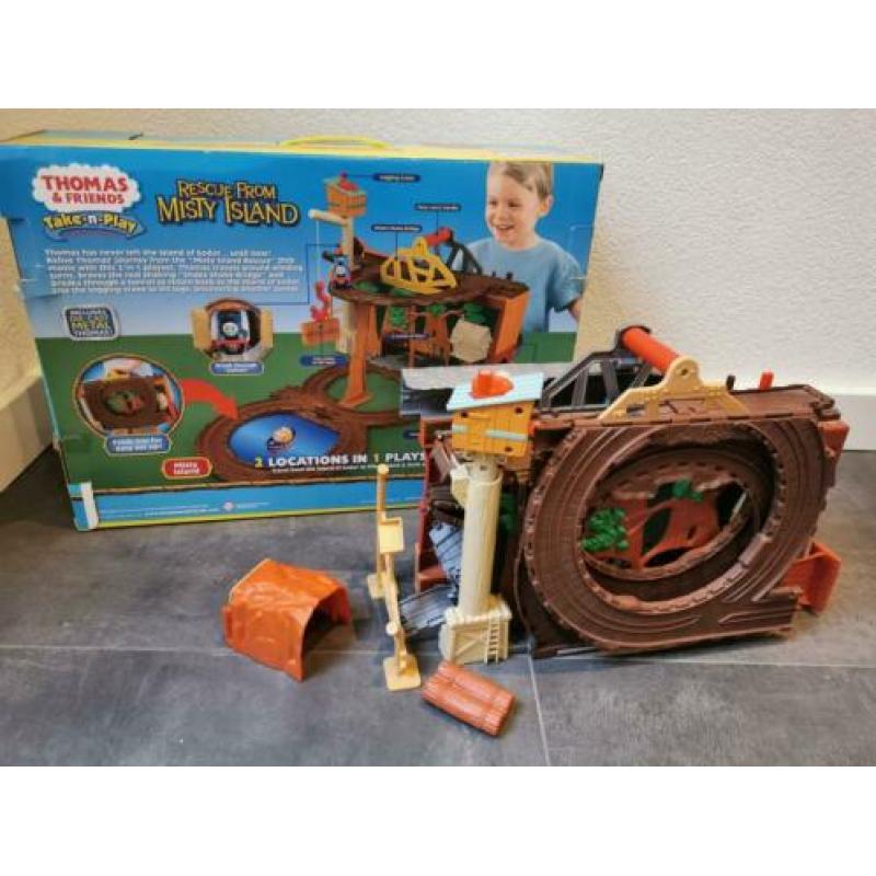 Thomas & Friends Resque from Misty's Island met doos