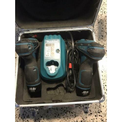 Makita boor-/ schroefmachine + slagschroefmachine