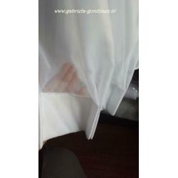 Vitrages met haakjes 2 x 185 cm breed