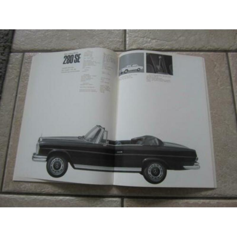 Mercedes oa 280 SE Cabriolet 280 SL Pagode 600 folder 1968 ?