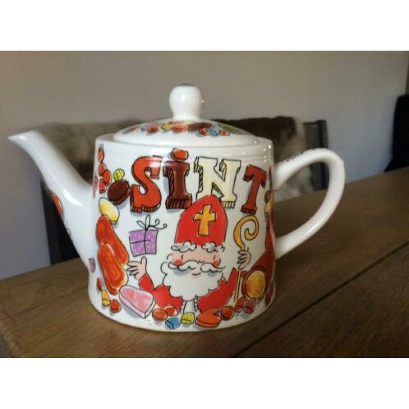 Nieuwe Blond Amsterdam Sint Sinterklaas theepot