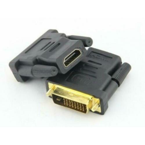 DVI-D MAle naar HDMI Female Adapter *** NIEUW GOLDPLATED ***