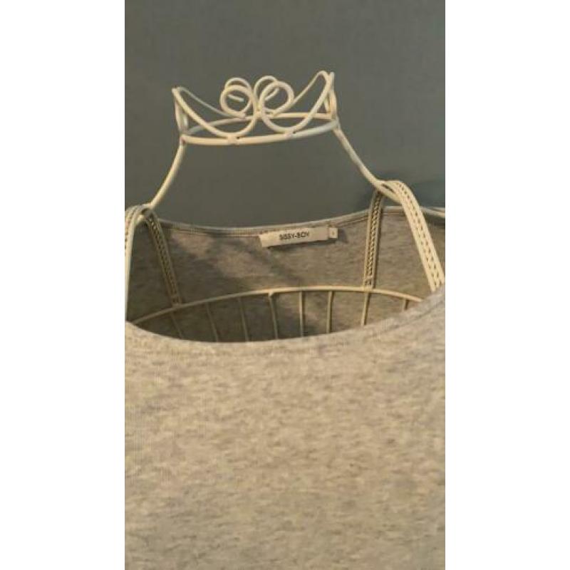 Mooi grijs Sissy Boy t-shirts maat L
