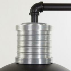 Zwarte industriele hanglamp 7671ZW