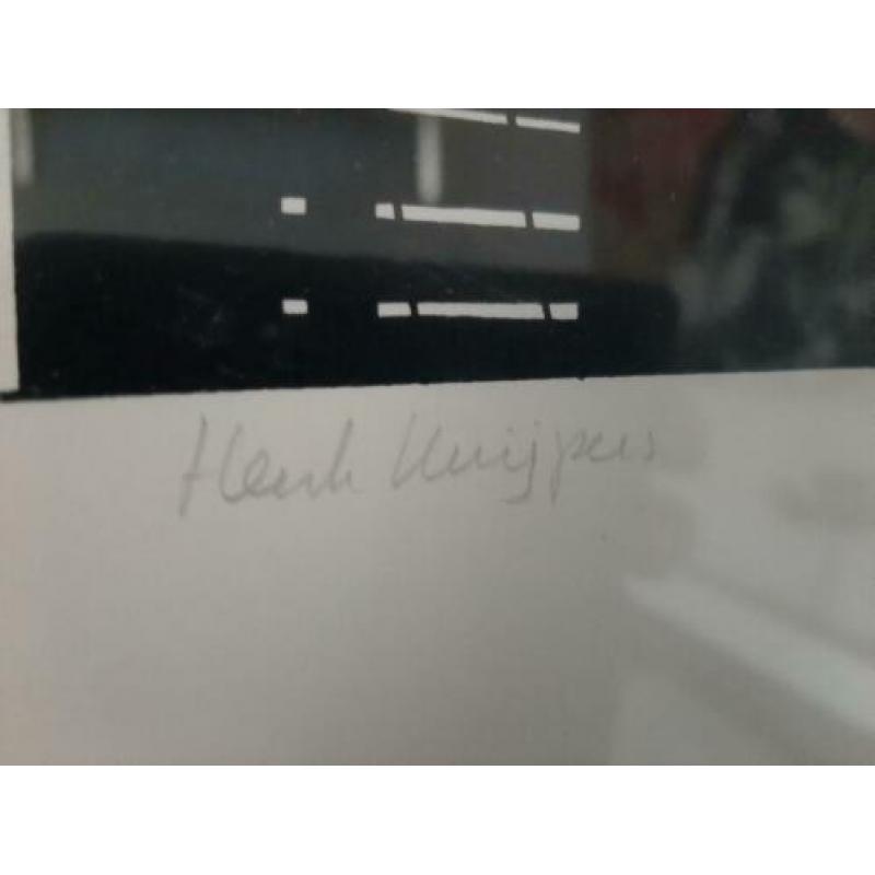 Originele gesigneerd zeefdruk Franka