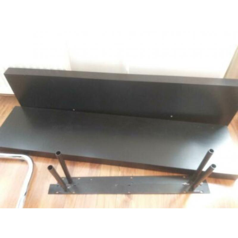 2 Ikea wand plank zwart
