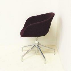 4x Arper Duna 02 design stoelen , vergaderstoelen Aubergine