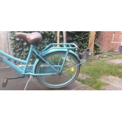 Cargo meisjesfiets van Popal, blauw, 24 inch