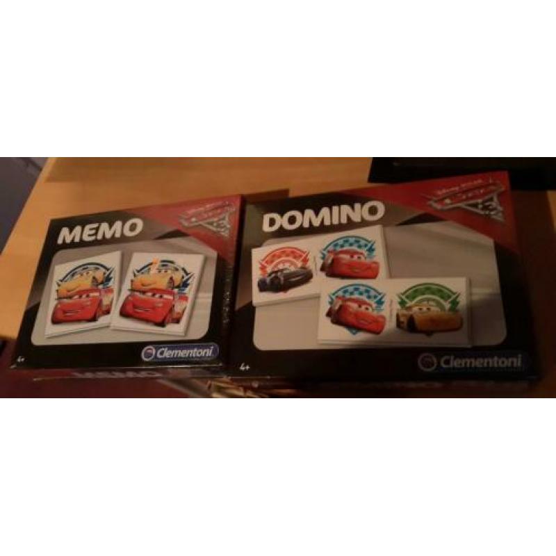 NIEUW IN FOLIE!! CARS Domino + Memory Spel Bliksem Mcqueen