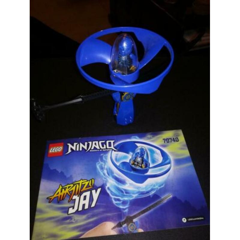 5 sets Lego Ninjago Airjitzu : Cole, Kai, Jay, Morro, Wrayth