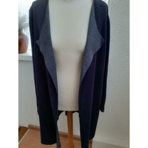 Heel leuk blauw vest maat 44/46