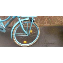 Cargo meisjesfiets van Popal, blauw, 24 inch