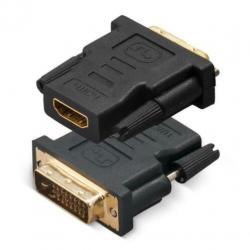 DVI-D MAle naar HDMI Female Adapter *** NIEUW GOLDPLATED ***