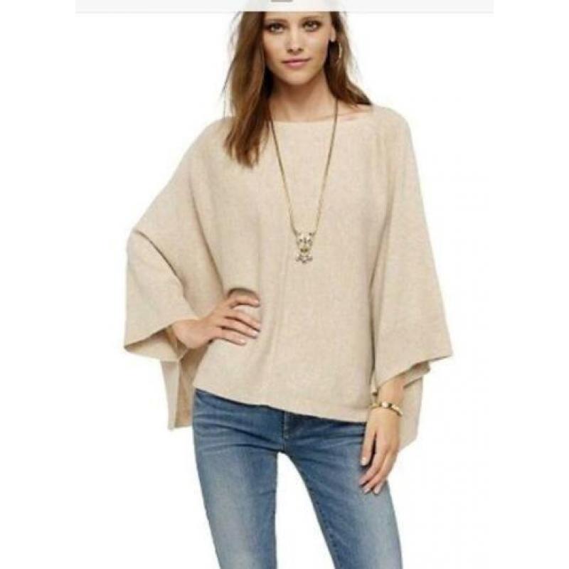 Juicy Couture Repeat 100 % Cashmere poncho maat 38, 40, 42