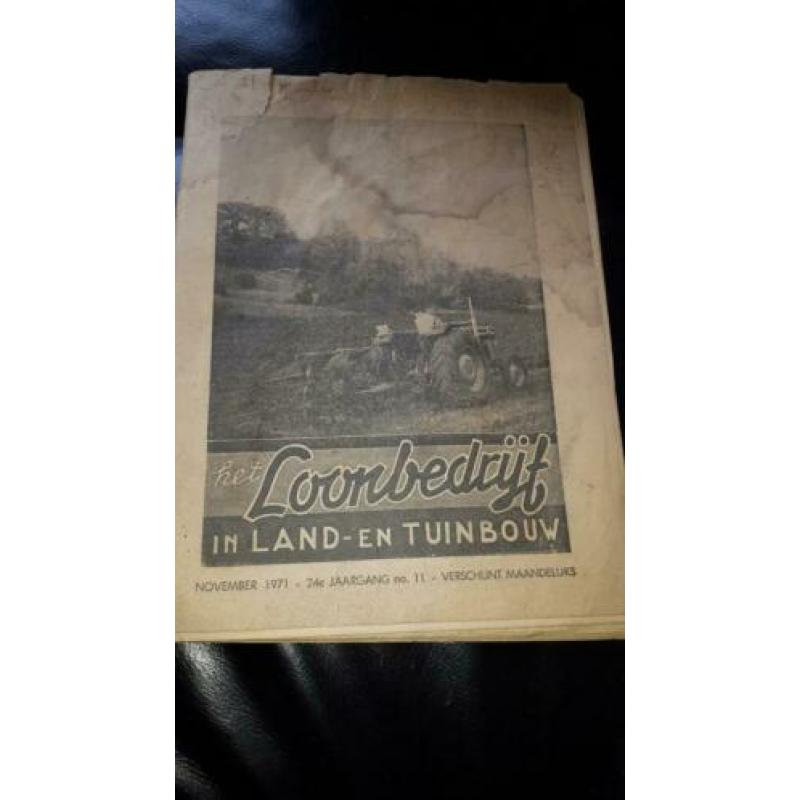 Het loonbedrijf tijdschrift reclame deutz ford traktoren