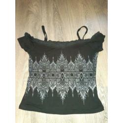 Killstar Duchess bardot top maat M in nieuwstaat